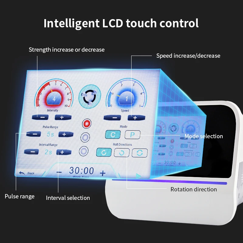 3 in 1 Rotations walze LED Licht Schlankheit Massage maschine 3D Roller Gesichts massage Facelift ing schlank Schönheit