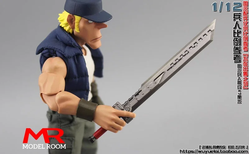 Épée de samouraï soldat, échelle 1/12, modèle sabre, jouet, accessoires de scène, accessoires adaptés à 6 pouces, figurine d'action masculine et féminine, poupées corporelles