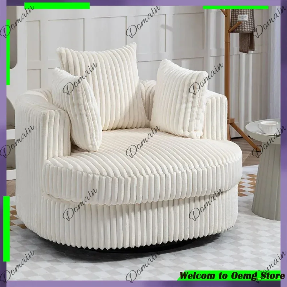 Luxury Swivel Armrest Chairs Nordic Minimalist Design Perfect For Living Room Reading Comfort Modern Decor Home Decoraction