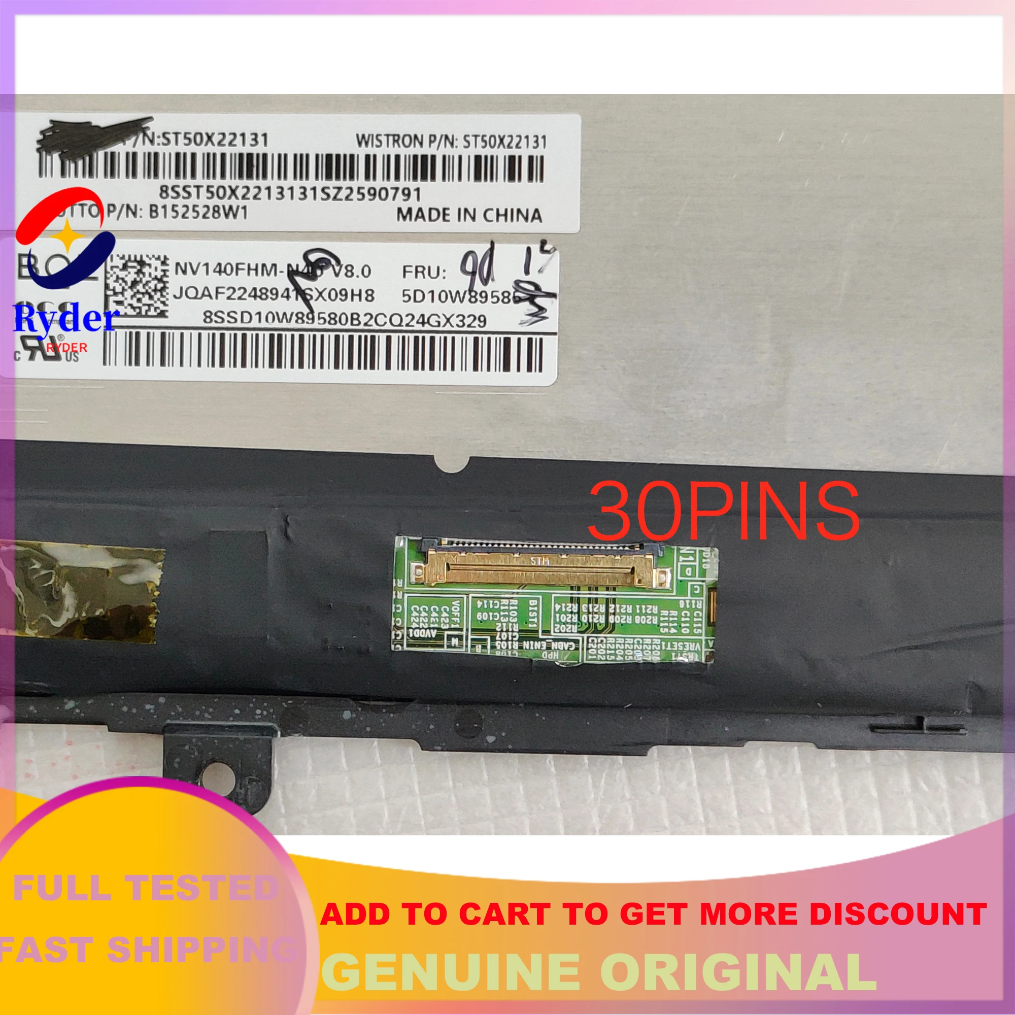 Imagem -04 - para Lenovo Ideapad Flex 14alc05 14are05 Flex 514iil05 14itl05 Substituição da Tela de Toque do Portátil 5d10s39641 5d10s39642