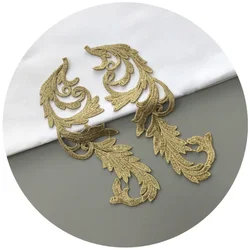 Hot Sale Flower Floral Venice (Silver/ Gold) Lace Applique Sewing Trims DIY Craft