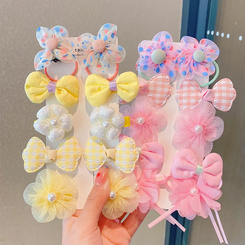 

Children's Hairpin Princess Little Girl Sweet Cute Mesh Broken Hair Clip Cute Baby Does Not Hurt Hair Headdress Suit