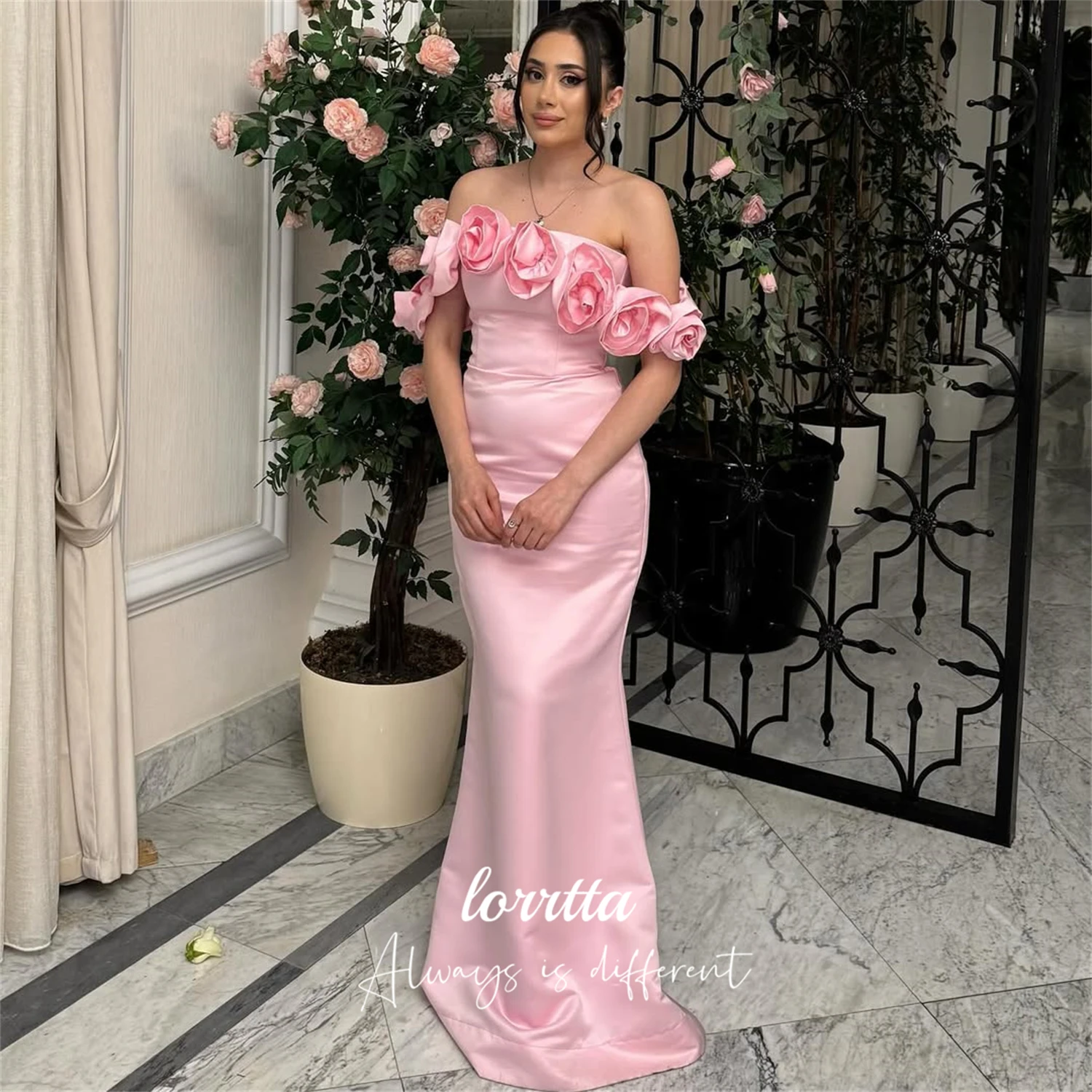 

Lorrtta Customized Prom Dress Evening Dresses for Special Occasions Mermaid Elegant Womens Dresses 2025 Woman Flower Decoration