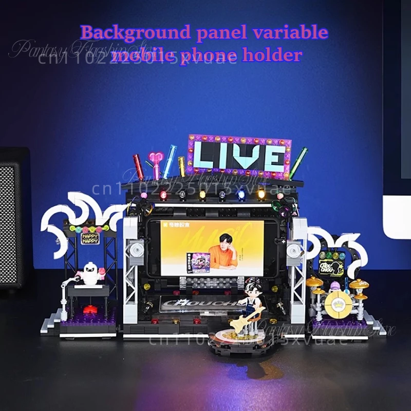 

Keeppley Building Blocks Jay Chou's Official Anime Image Salute The Stage The Fourth Edition Assembled Toy Modelbracket Gifts