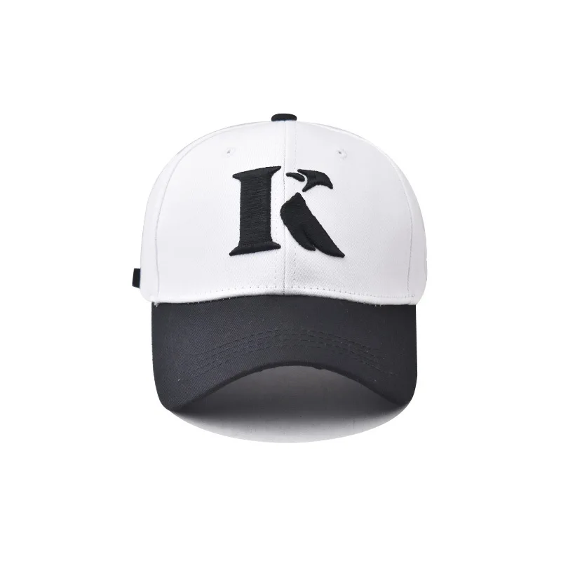 Baseball Cap Sun hat K letters Embroidery Spring Autumn baseball Color stitching Sport cap Hip Hop Fitted Cap