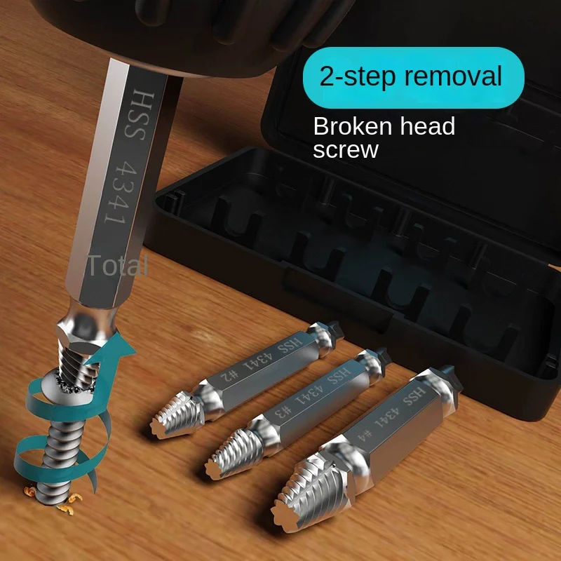 

Broken Stud Spanner Repair Slippery Sliding Teeth Reverse Teeth Removal Tool Screwdriver Double-Headed Broken Wire Remover