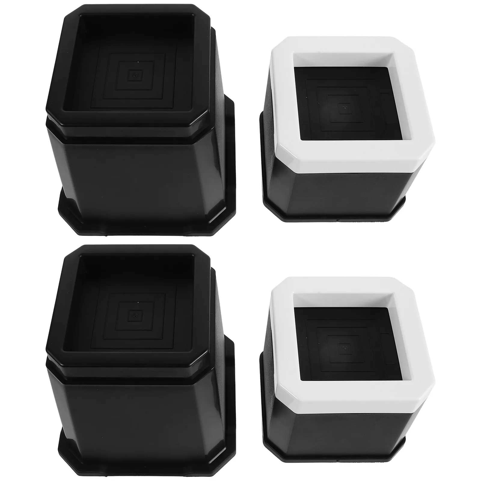 2Pcs Treadmill Height Riser Blocks Adjustable Incline Pads Heavy Duty Anti Slip Foot Riser Furniture Leveling Blocks for Home view 5