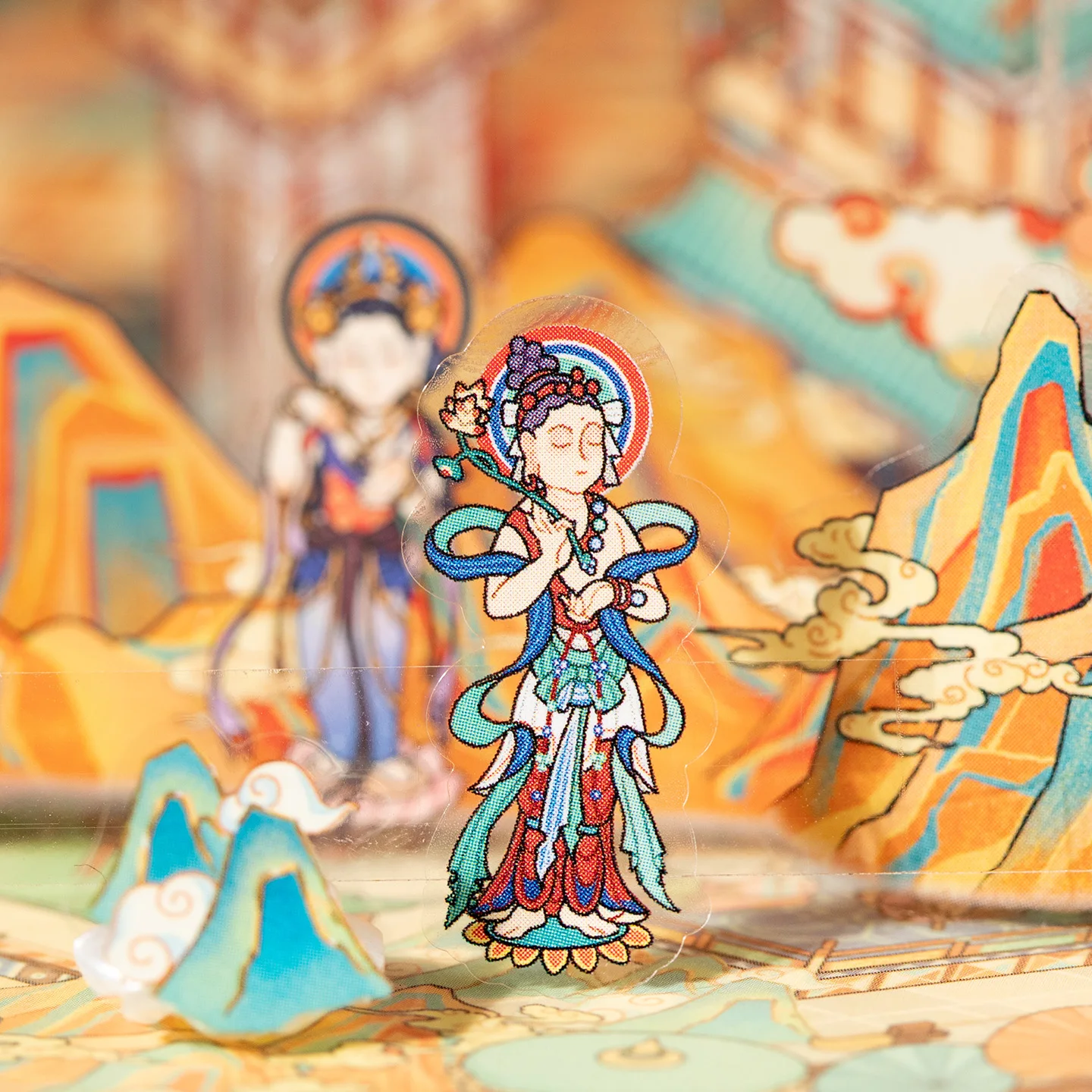 Mr.Paper City Theme PET Miniature Diorama Adesivi 3D Paesaggio Scenario Decalcomania per Ufficiale Scrapbook Cultural Creativo Stazionario