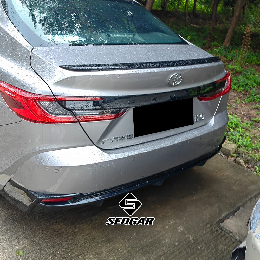 For 2024 2025 Toyota Camry GEN 9 Original Premium Style High Quality ABS Plastic Unpainted Rear Spoiler Trunk Boot Wing Spoiler