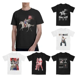 Men Women Shirt Cowboy Carter Beyonce New Album Accessories Novelty 100% Cotton Short Sleeve Tour T Shirts Crew Neck Clothes