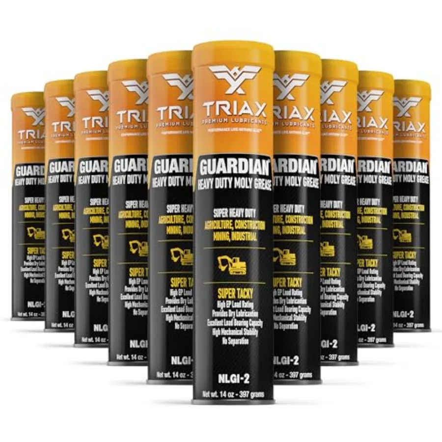 

Guardian Heavy Duty Grease with Moly, True Multi Purpose, Wheel Bearings, Shock Loaded Components, Extremely Tacky, Zero Separa