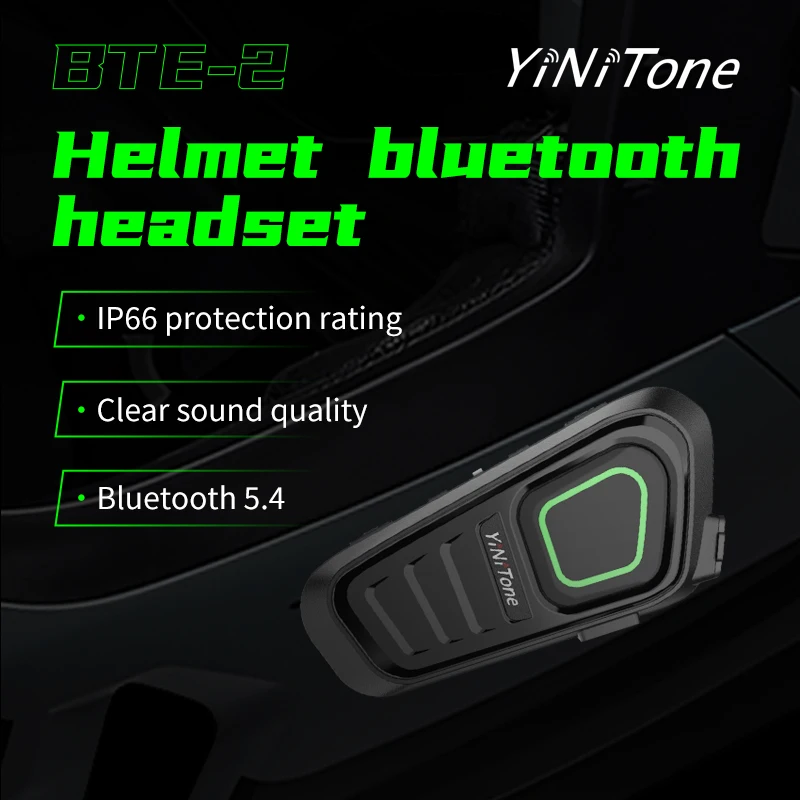 YiNiTone BTE-2 Helmet bluetooth headget