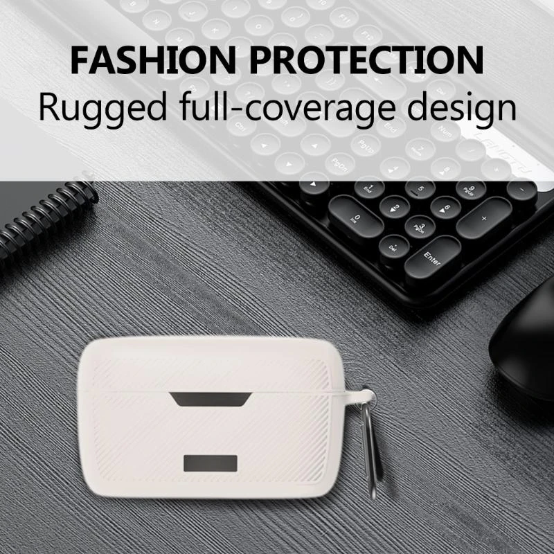 Caja protección silicona auriculares Caja resistente impacto para auriculares MA10