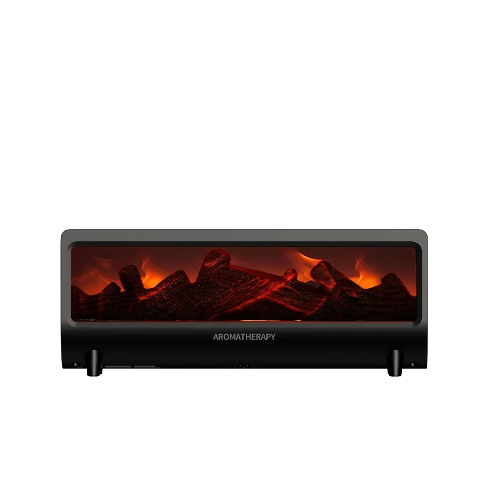 Colorful Flame Aromatherapy Humidifier with Three Speed Timer and Automatic Shutdown for Safe and Quiet Operation