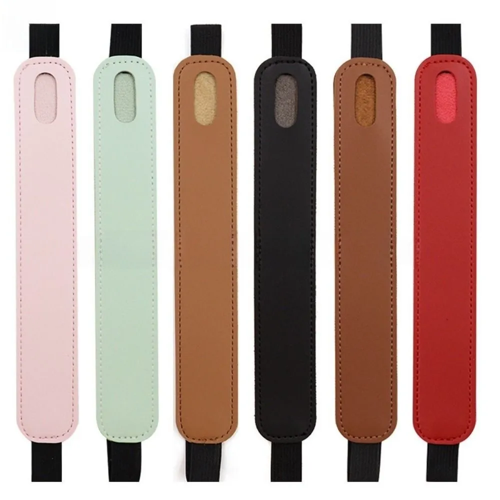 Portable Stylus Pen Cover PU Leather Elastic Band Tablet Stylus Pouch Secure Closure Universal Fit Touch Pen Cover