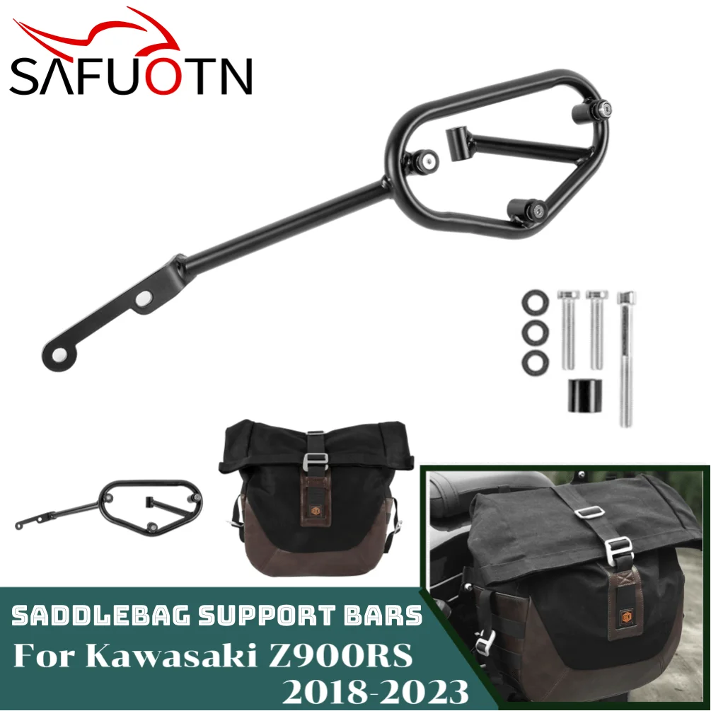 

Z900RS Saddlebag Support Bracket for Kawasaki Z900 RS 2018-2024 SE Cafe ABS Motorcycle Side Mount Holder Bags Luggage Rack Bars