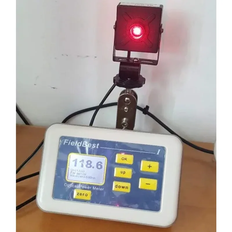 Power meter full wavelength 5mW-2W range 0.1mW resolution