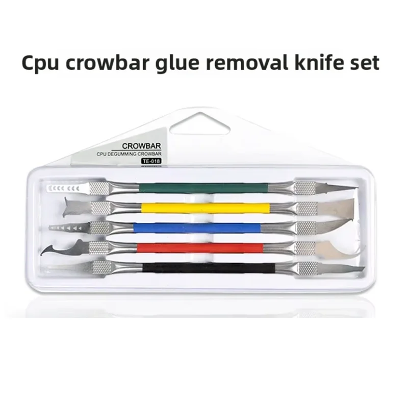 

TE-018 CPU Pry Knife Disassembly Mobile Phone Repair Motherboard Chip Shovel Knife Glue Removal Tool Scraper Bar Glue Knife