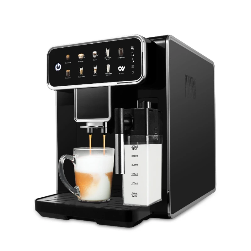 

Smart automatic espresso machine stainless steel motor with European Union plug smart and hine