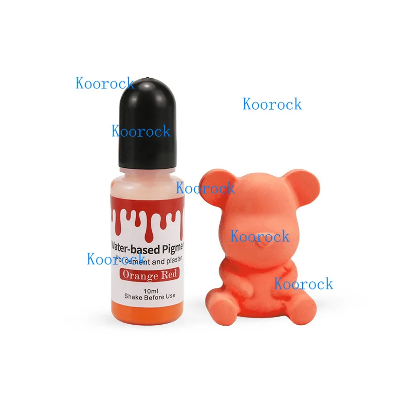 Concentrado de Tinte a Base de Agua de 24 Colores para Modelos de Yeso y Cemento, Alta Permeabilidad, Fácil de Colorear, Botella de 10 ml, Pigmento para Manualidades