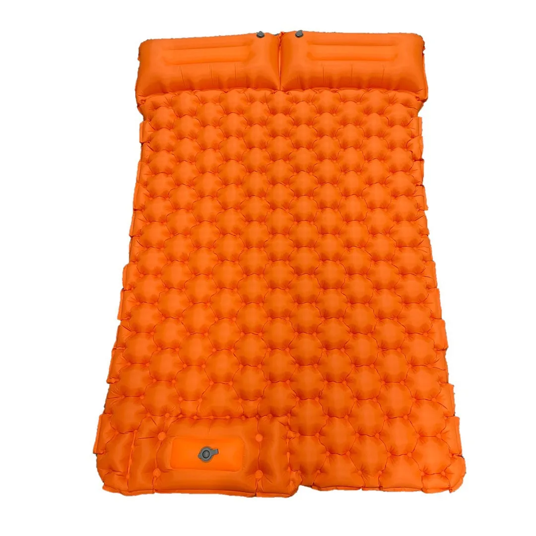 

Двухместный надувной коврик для кемпинга из композитной ткани, влагостойкий, автоматический, легкий, портативный, для путешествий, сна в автомобиле, хранения, палатки
