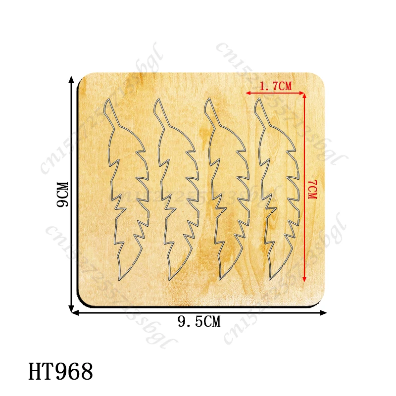 Matryce do cięcia piór-nowe wykrojniki i drewniane formy, HT968 odpowiednie do zwykłej maszyny do cięcia matryc na rynku.