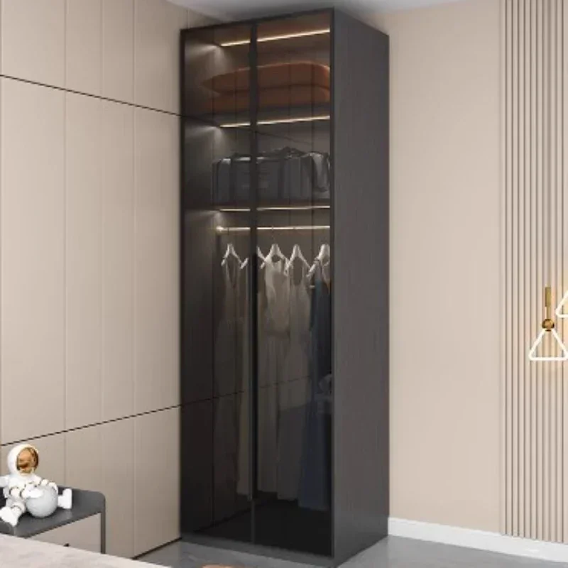 Wardrobes Multilayer Luxury Storage Open Closets Wardrobes With Glass Doors Cabinet Shelves Guarda Roupas Bedroom Furniture