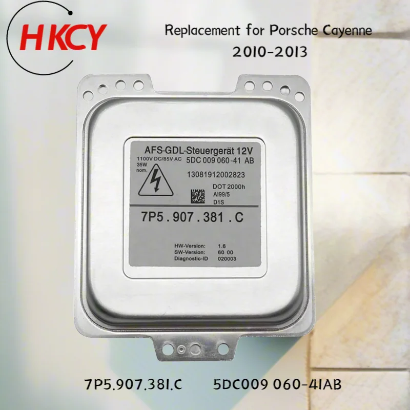 

HKCY 2011-2014 Porsche Cayenne 958.1 Xenon Adaptive AFS HeadLight D1 ballast 7P5907381A 5DC009060-40AH,7P5907381B 5DC009060-40AJ