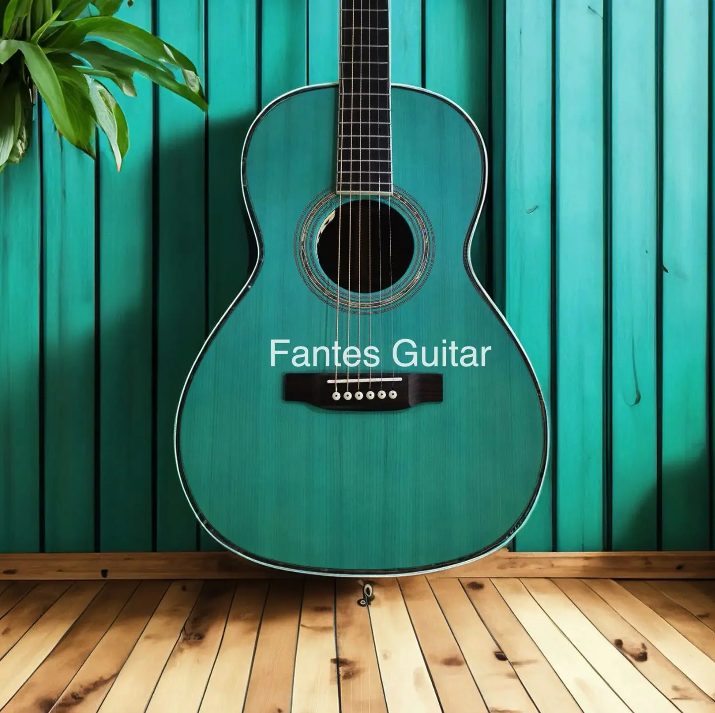 Custom O-28S Folk Acoustic Guitar, SOLID Rosewood Back Side, with 633mm Scale Length Silver Vintage Open Headstock Tuner