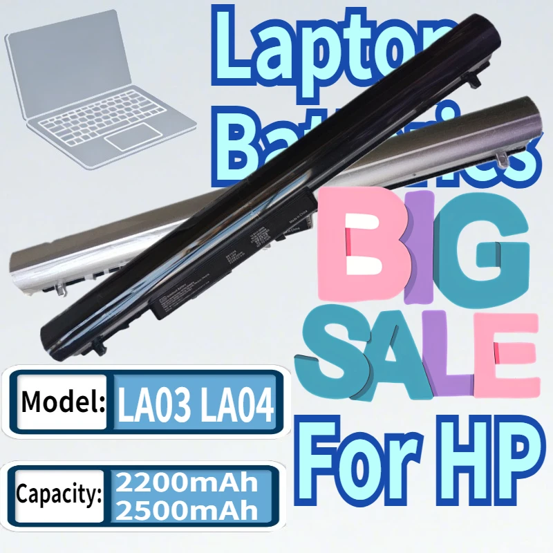 LA04 Laptop Battery For HP Pavilion 14 15 Notebook PC Series F3B96AA 728460-001 752237-001 LA04DF HSTNN-YB5M HSTNN-UB5N/Y5BV
