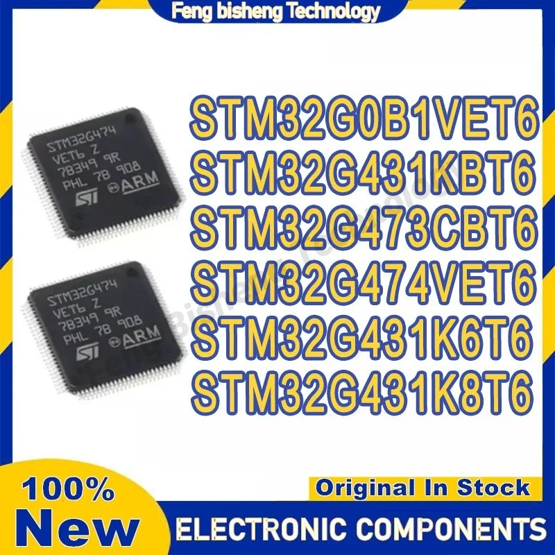 STM32G431K8T6 STM32G474VET6 STM32G431K6T6 STM32G0B1VET6 STM32G431KBT6 STM32G473CBT6 STM32G STM IC MCU Chip LQFP-32 w magazynie