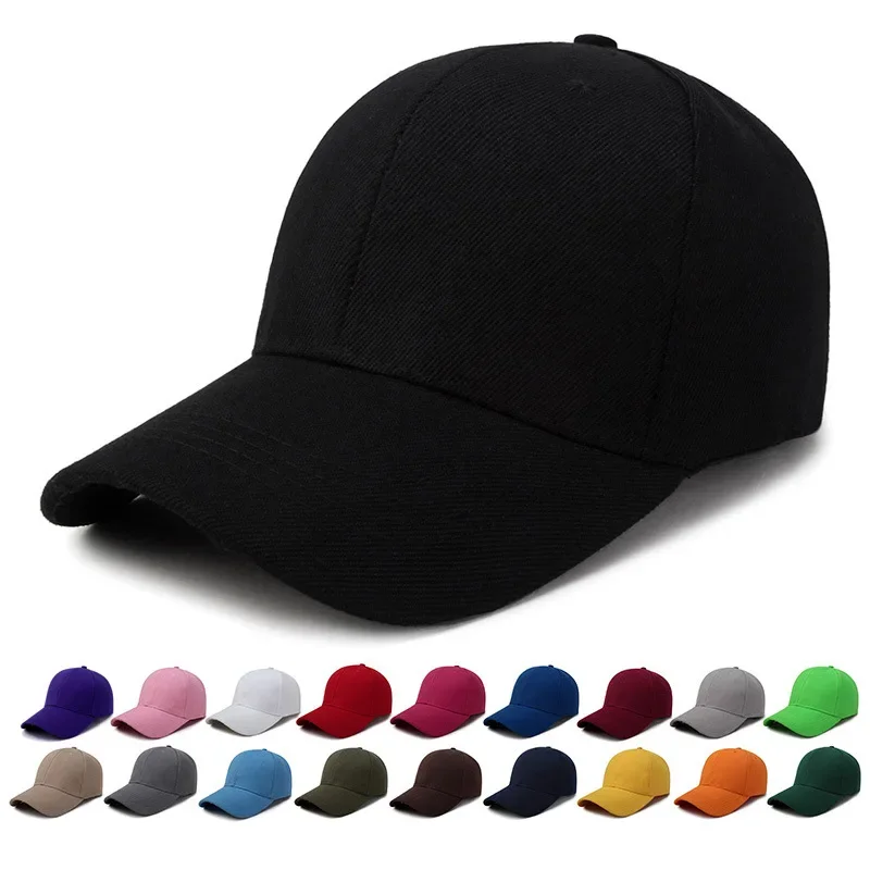 

Cap Solid Color Baseball Cap Snapback Caps Casquette Hats Fitted Casual Gorras Hip Hop Dad Hats for Men Women Unisex