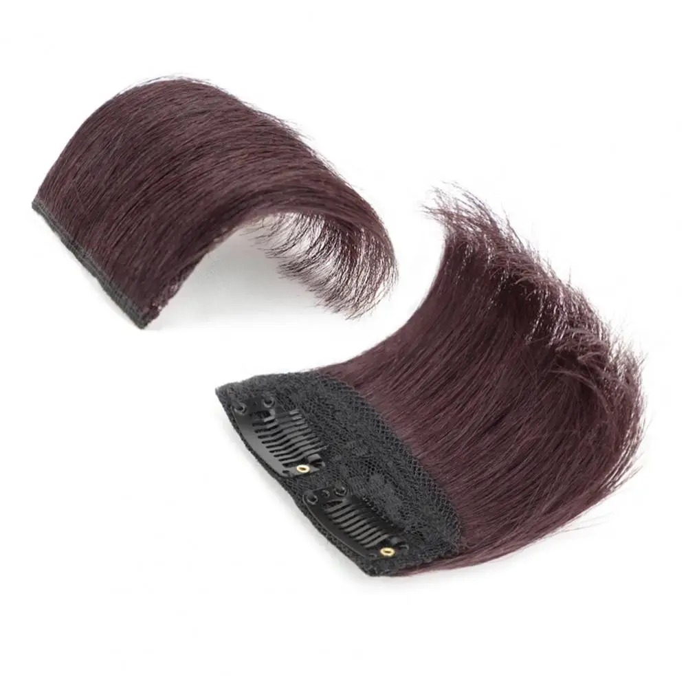 10cm peruca almofada de cabelo fofo invisível almofada de cabelo clipe traje em linha reta uma peça peruca feminina extensão do cabelo forro extensões de cabelo clipe