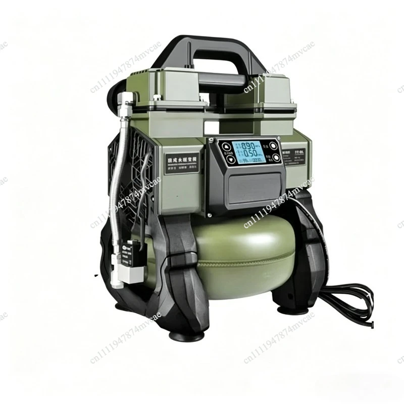 Silent Oil-free Air Compressor 220V Industrial High Power Brushless Frequency Conversion Energy Saving Low Noise
