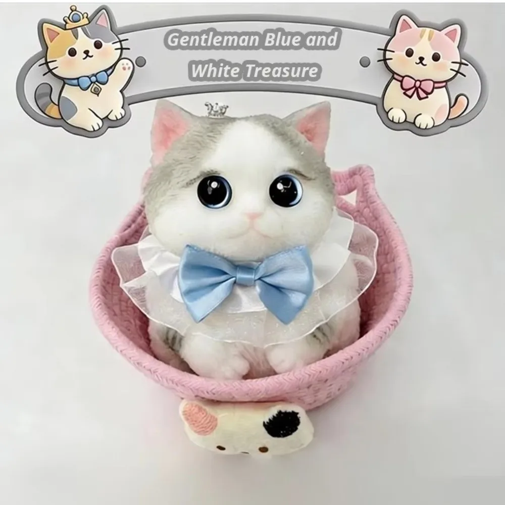 Silicone Cat Soft Squishy Cat Slow Rebound Large Squishy Kitten Pinching Small Cat Fidget Birthday Gift
