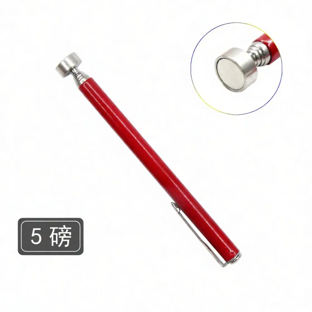 Extendable Magnetic Retrieval Rod With Led Brightness Stainless Steel Grabber For Mechanic Workshop Hardware Fixes