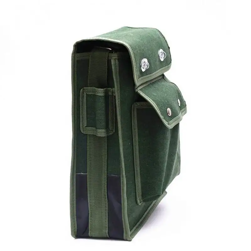 One-shoulder Heavy Canvas Tool Bag for Power Tool Storage Organizer Electrician Accessories Storage Bag Waterproof Case