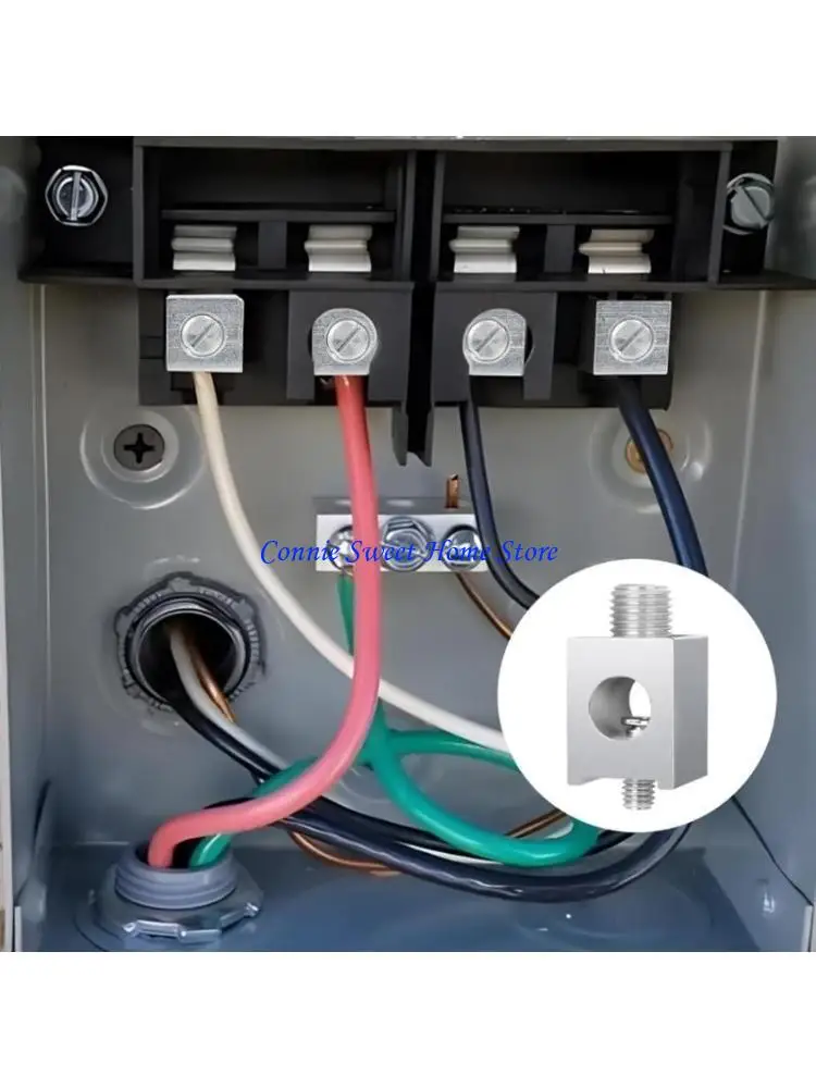LXAF Quick Terminals Block High Conductivity Aluminum Ground Lugs Enduring