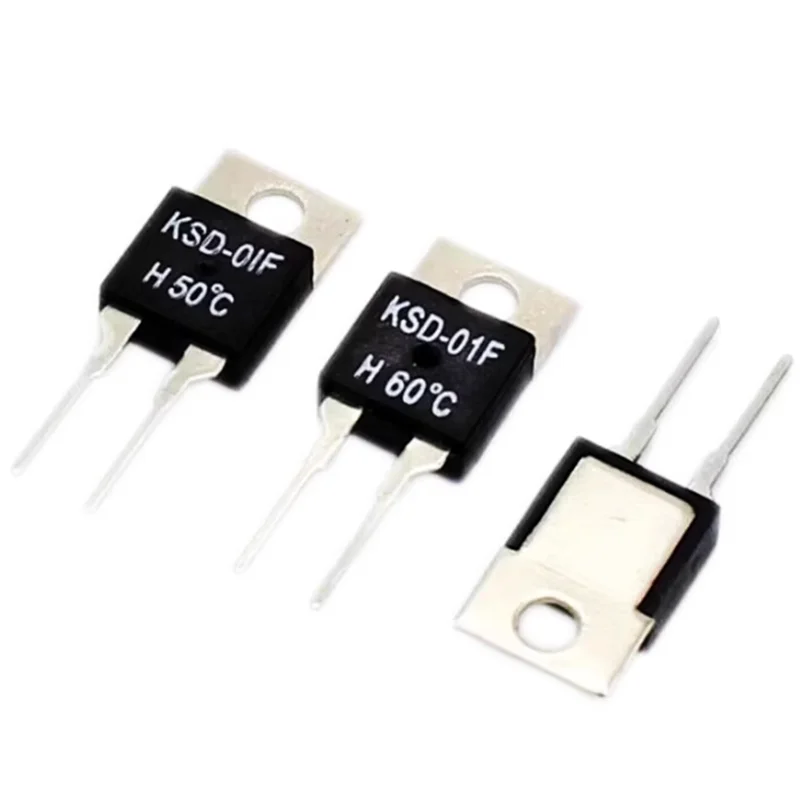 5pcs KSD-01F Temperature Switches Normally Open H And normally Closed D 40 degrees - 130 degrees