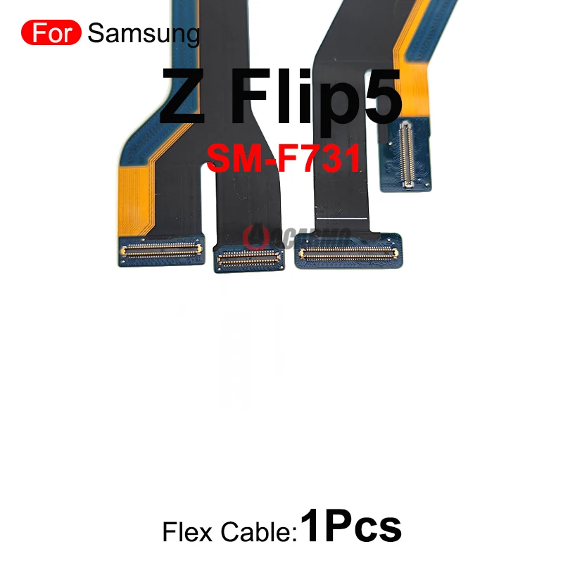 LCD Screen Spin Axis Flex Main Board Connection Flex Cable Replacement For Samsung Galaxy Z Flip5 SM- F731 Z Flip 3 4 2 5 F711