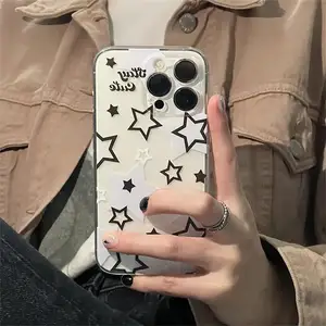 Schöner Fall Korean Stern für Infinix Note 30 Pro, 30i, 12, 30, VIP, Hot 30 Play, 40 Pro, Tecno Spark 10, 20 Pro, Pova 2, 3, 4, Camon 20, 19, 30 10 Hauptverkaufstechnologiefall Funken 3 - №2