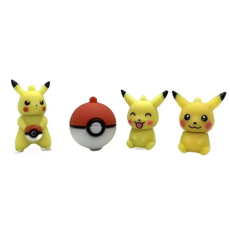 Mini clé USB en métal Pokemon Poke Ball, clé USB 128 étanche, clé USB haute vitesse, porte-clés U Disk, cadeau, 64 Go, 3.1 Go