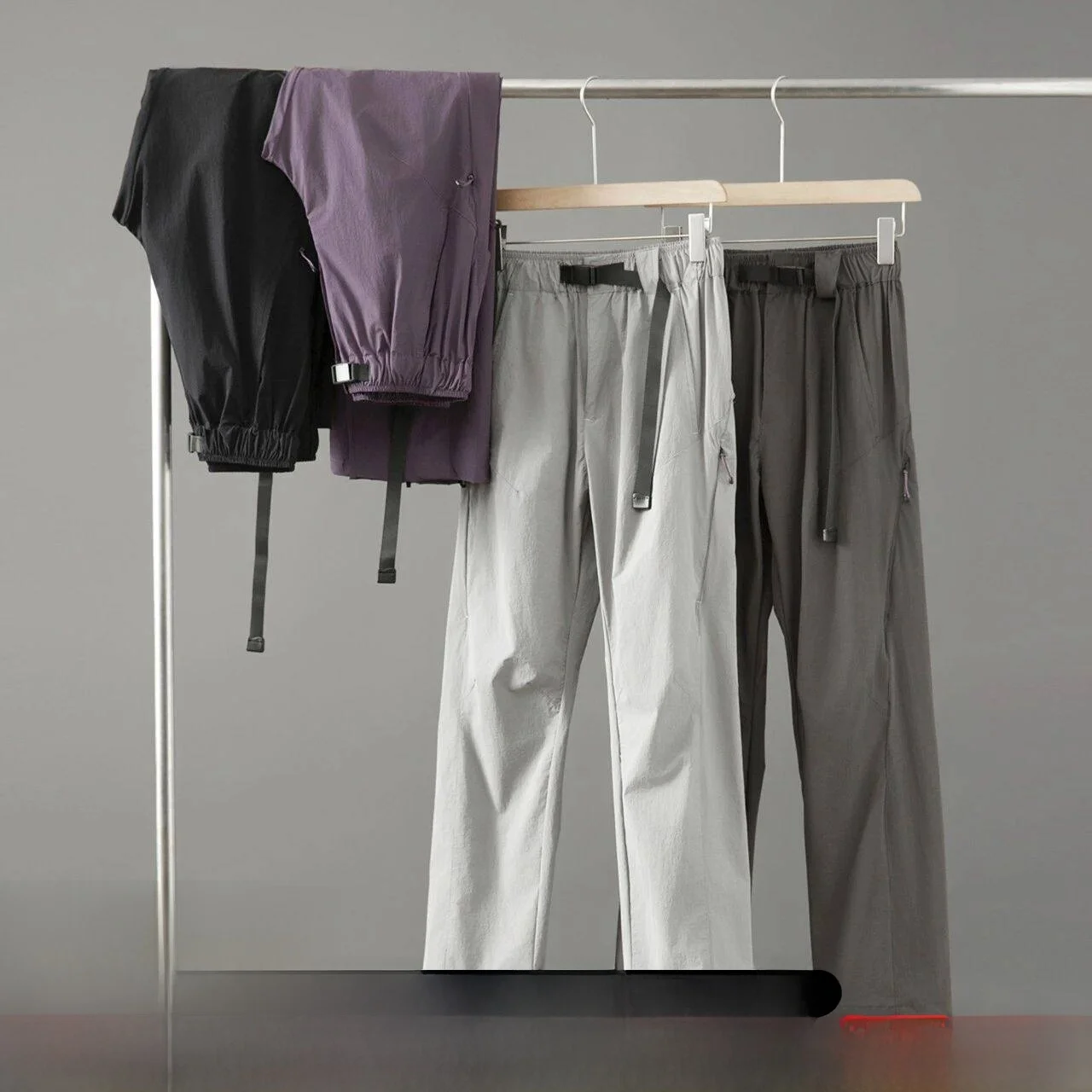 

3D Tailored Elastic Waist Jump Pants Qui Dry Breathable Men Women Autumn Casual Straight Leg Pants Functional Sle