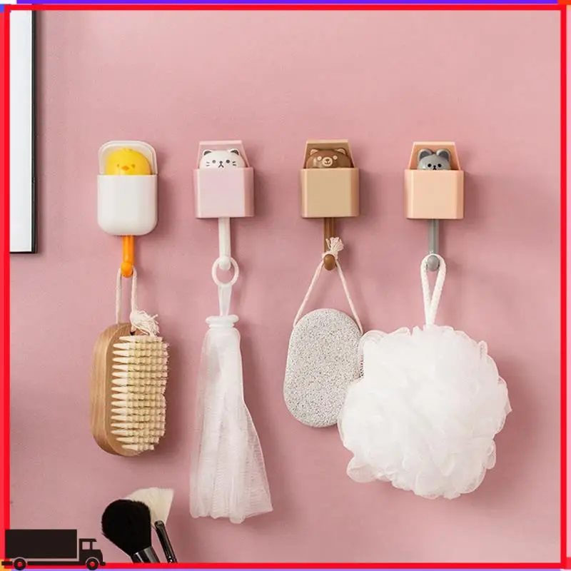 

1Set Seamless Dormitory Bedroom Door Hanger Hook Wall Decoration Hook No Trace Hook