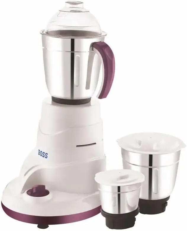 All Time Plus Mixer Grinder 110V, 750 Watts, 3 Stainless Steel Jar (Purple)