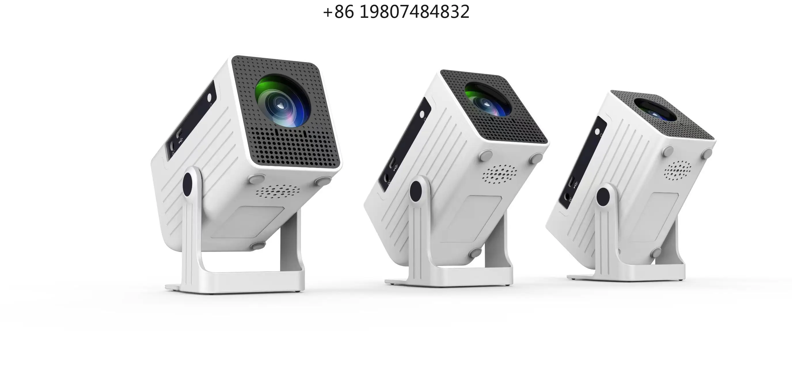 

2-Inch LCD Projector Open Optical System 1080P Playback Android 11 2.4G/5G WiFi Manual Focus Electronic Keystone Correction