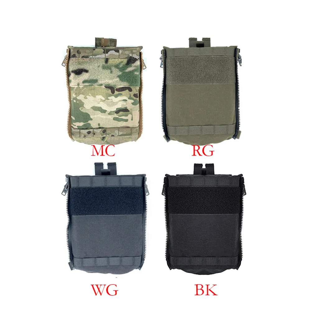 Tactical Vest Back Panel Water Bag Plate Carrier Water Hydration Pouch Multi-Purpose Tactical Sundries Bag for Fero