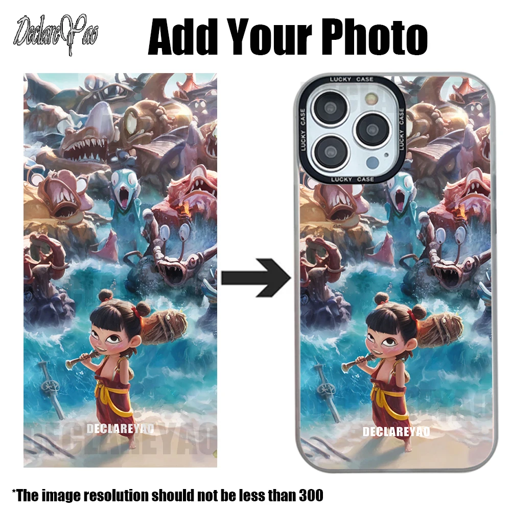 

Personalized DIY Customized Name Photo Phone Case For iPhone SE 2022 2020 16 15 14 13 12 11 Pro Xs Max XR 7 8 Plus Acrylic Cover