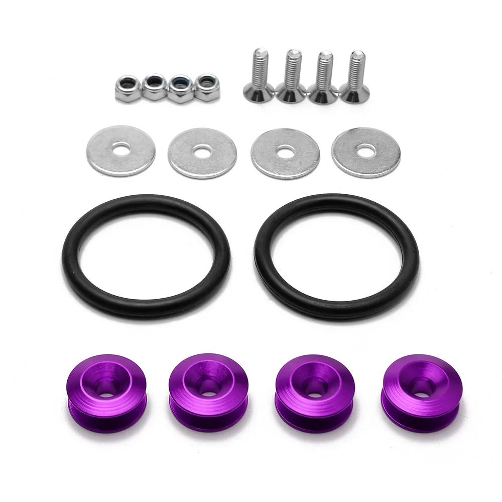 JDM Quick Release Fasteners Are Ideal For Front Bumpers Rear Bumpers And Trunk / Hatch Lids