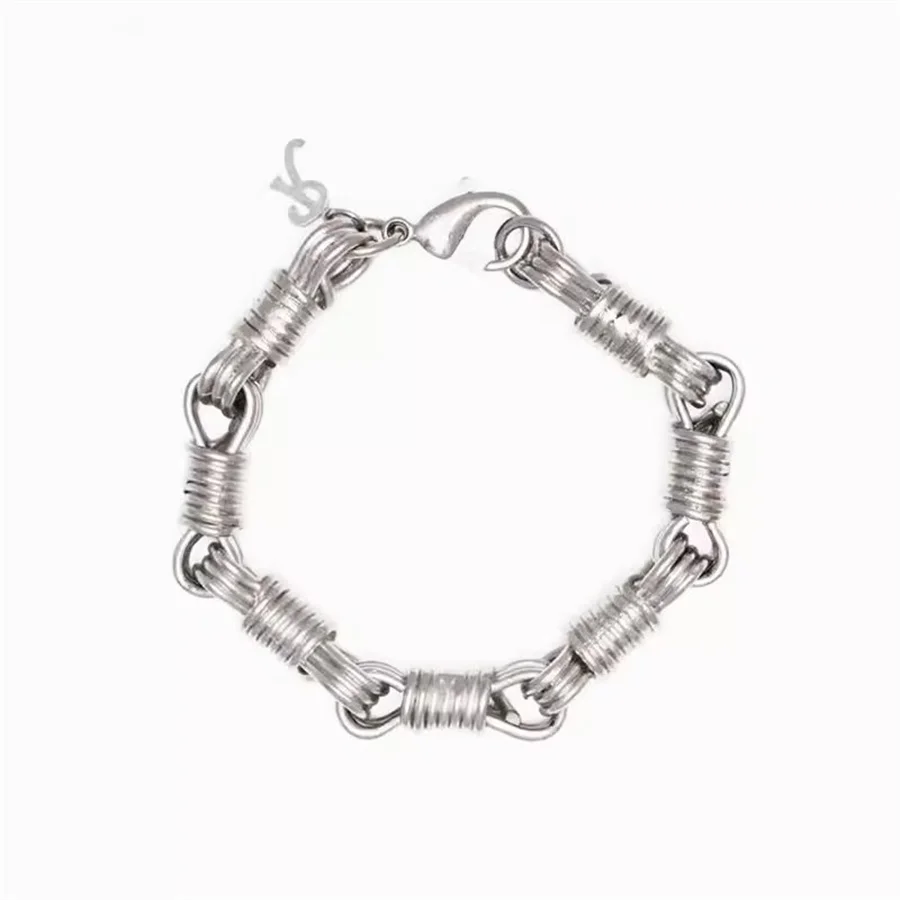 23ss raf New Fried Dough Twists Bracelet Niche crowd Simple Men/Women Same Tide Brand Ins Street Hip-Hop Fashion Charm Jewelry